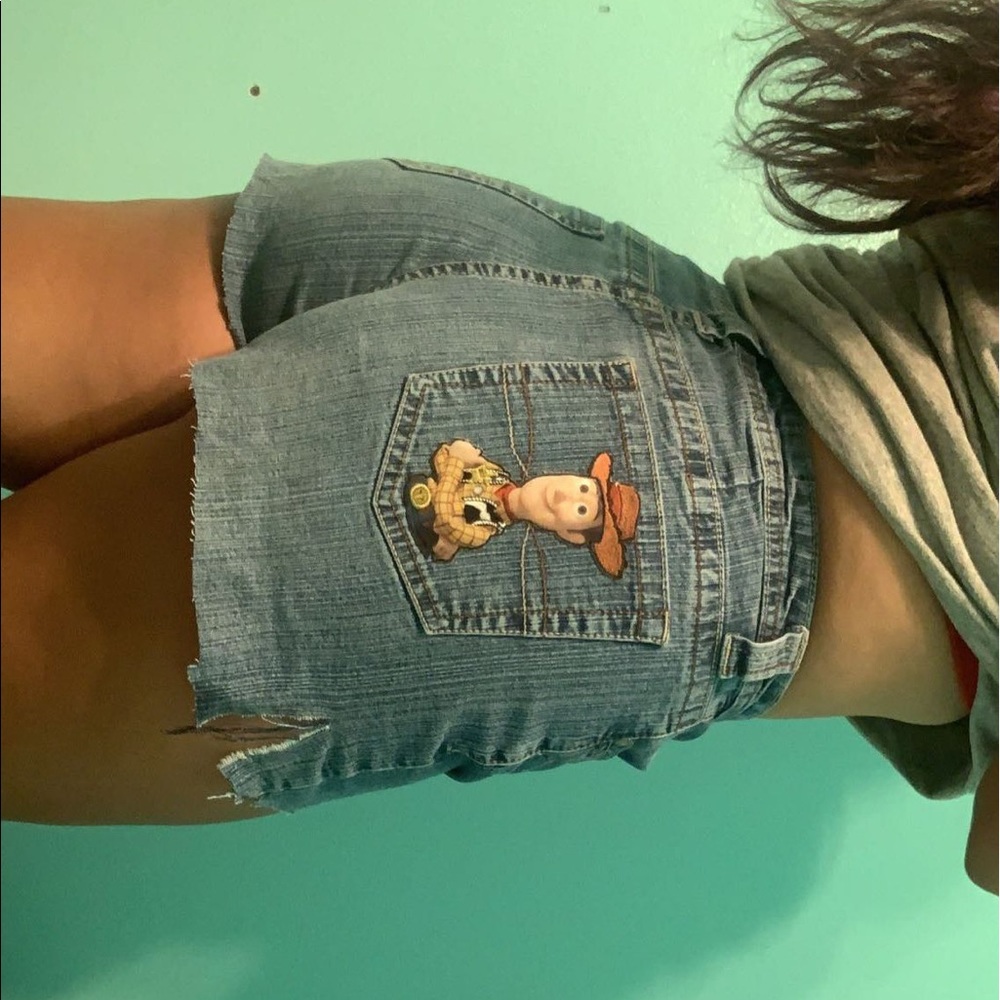 Buzz and woody Jean shorts size 10 fits like a 8